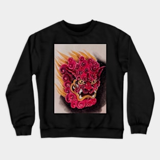 fu-dog Crewneck Sweatshirt